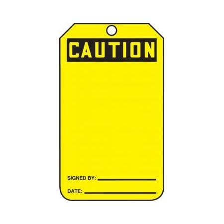 OSHA CAUTION SAFETY TAG SIGNED BY  MDT681CTP